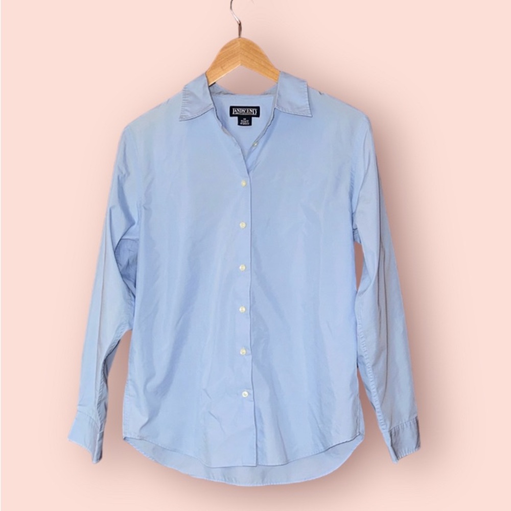 Lands End button up dress shirt. NWOT